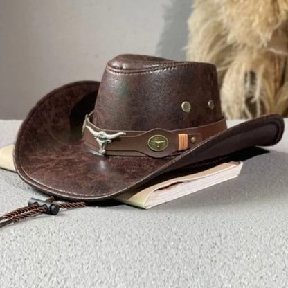 Arcadian Leather Top Hat