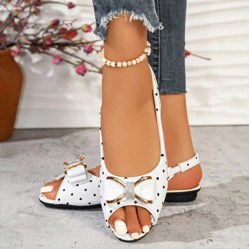 Amora Polka Dot Flats