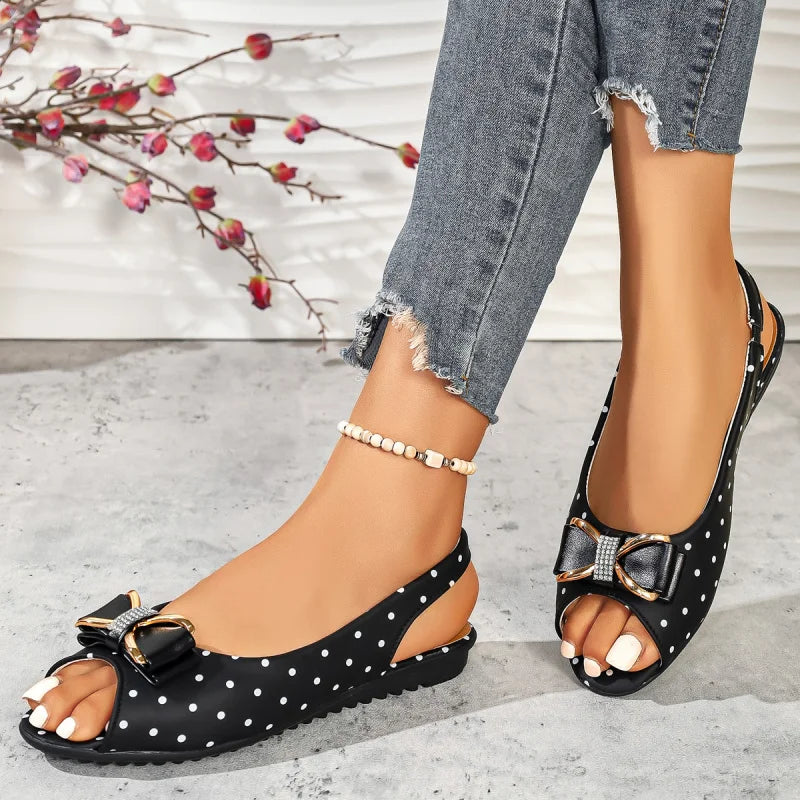 Amora Polka Dot Flats